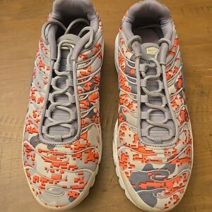 Nike Gray and White Sneakers